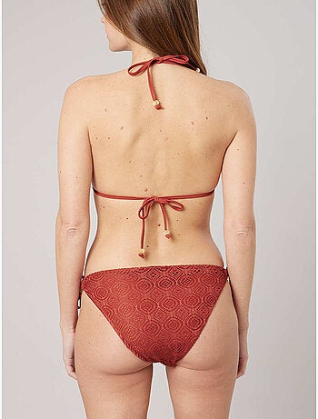 Maillot de bain deux pièces femme effet crochet 'Deeluxe'