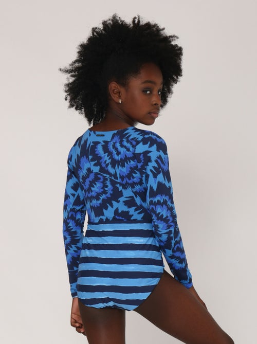 Maillot de bain deux pièces fille Bem estar UV Line - Kiabi