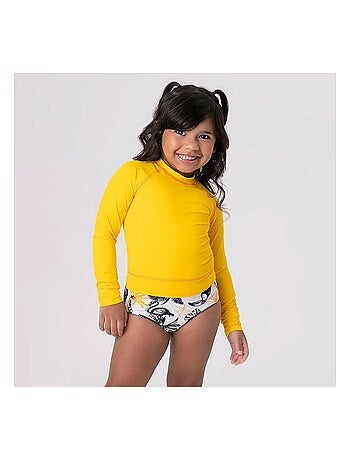 Maillot de bain deux pièces fille Deixa o Sol Entrar UV Line