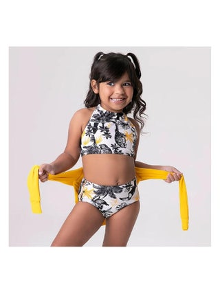 Maillot de bain deux pièces fille Deixa o Sol Entrar UV Line