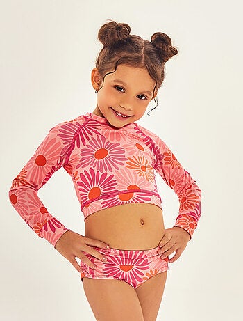Maillot de bain deux pièces fille UV Line