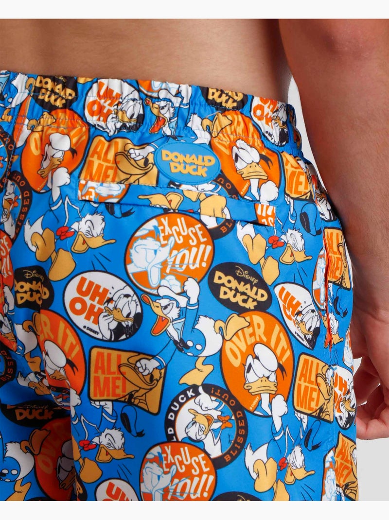 Maillot de bain Disney Donald Pin pour homme Bleu - Kiabi