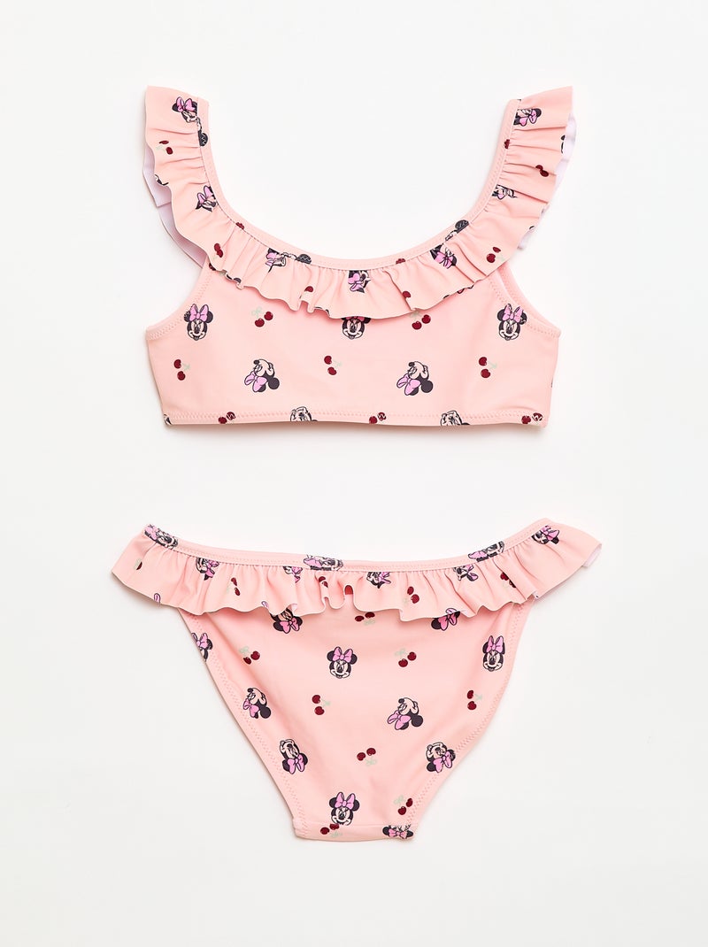 Maillot de bain 'Disney' 'Minnie - 2 pièces Orange - Kiabi