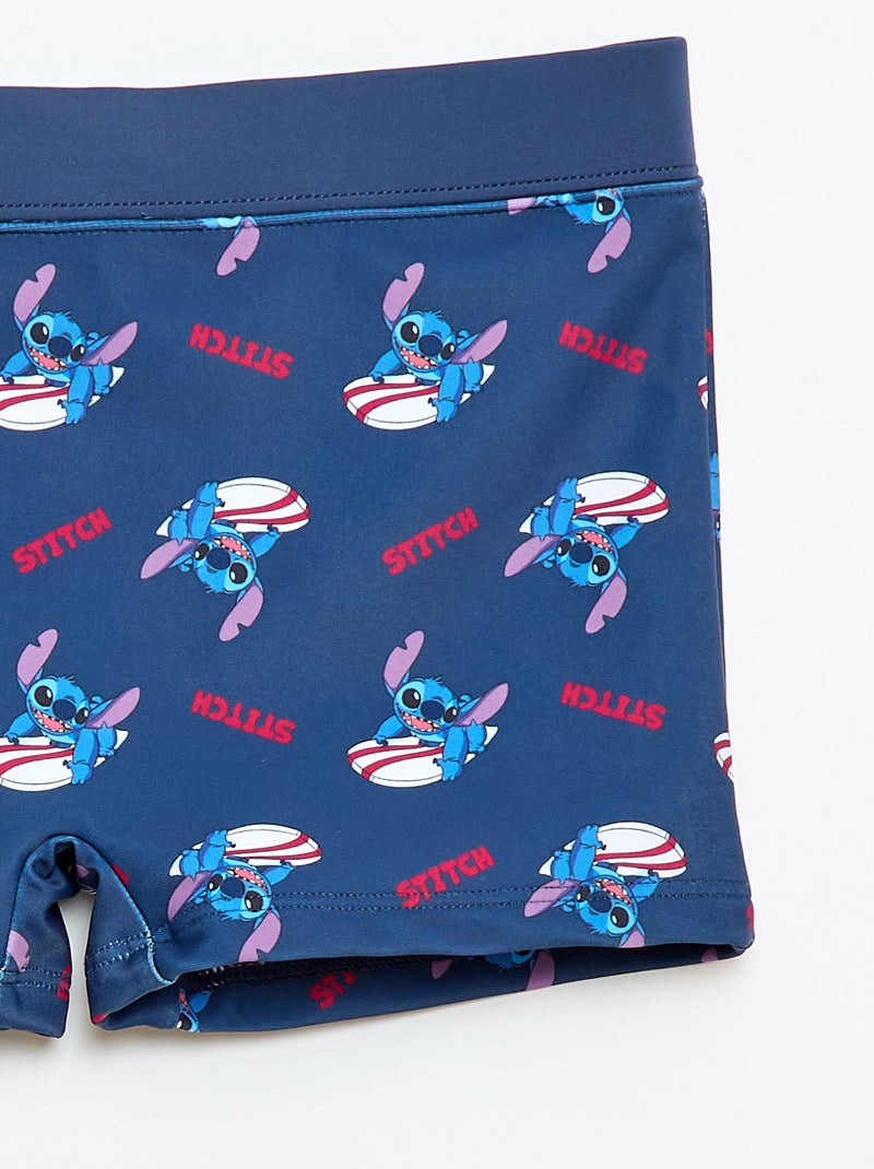 Maillot de bain 'Disney' 'Stitch' all-over Bleu - Kiabi
