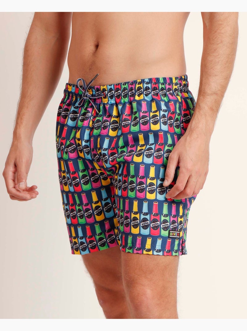 Maillot de bain DIVER Beer pour homme Multicolore - Kiabi