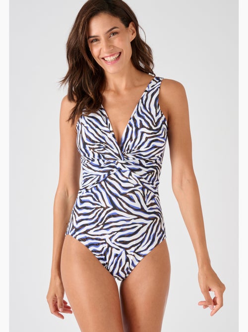 Maillot de bain drapé Perfect Fit by Damart. - Damart - Kiabi