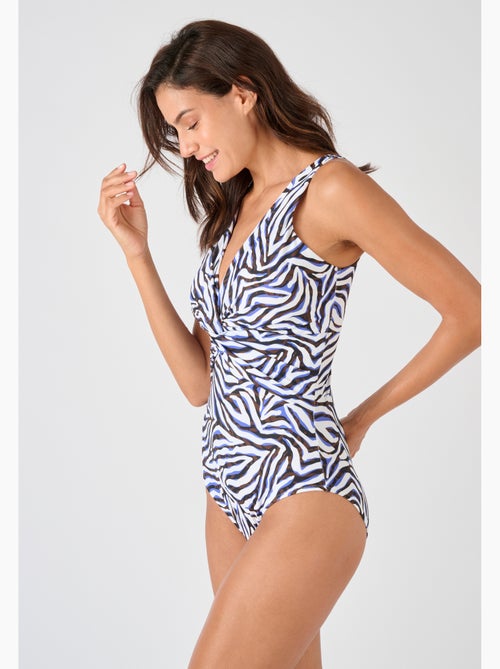 Maillot de bain drapé Perfect Fit by Damart. - Damart - Kiabi