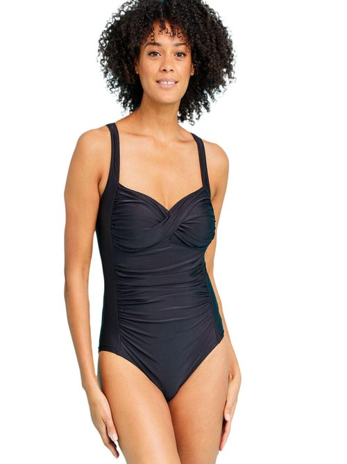 Maillot de bain effet drapé Pefect Fit by Damart - Damart - Kiabi