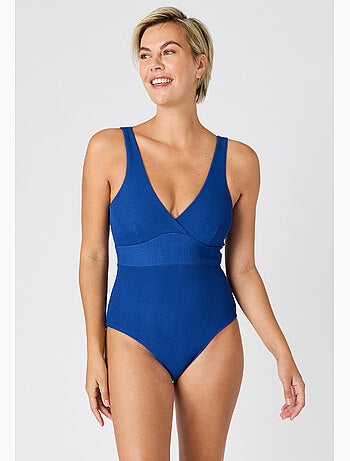 Maillot de bain effet gaufré perfect fit by damart - damart