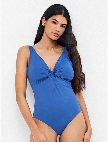 Maillot de bain effet sculptant sans armature