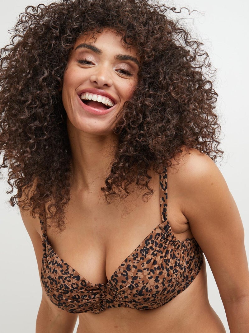 Maillot de bain emboitant Mambo - RougeGorge Lingerie Marron caramel - Kiabi