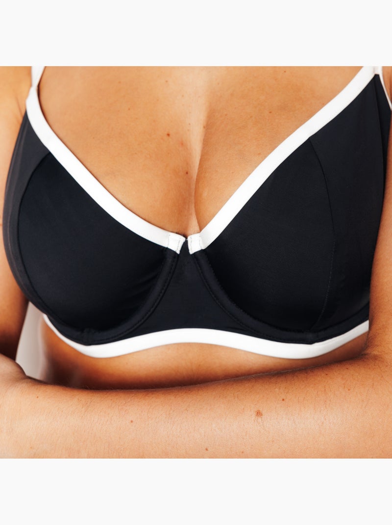Maillot de bain emboitant Noeli - RougeGorge Lingerie Noir - Kiabi