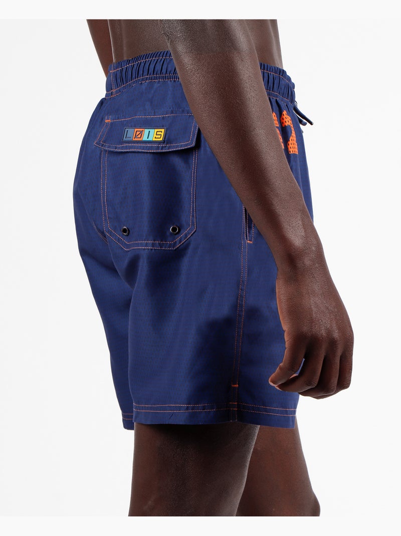 Maillot de bain en denim fluo LOIS pour homme Bleu - Kiabi