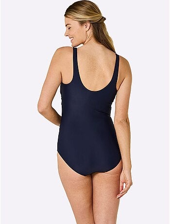 Maillot de bain encolure en V avec bonnets et passepoil contrasté - Bonnet C - Witt