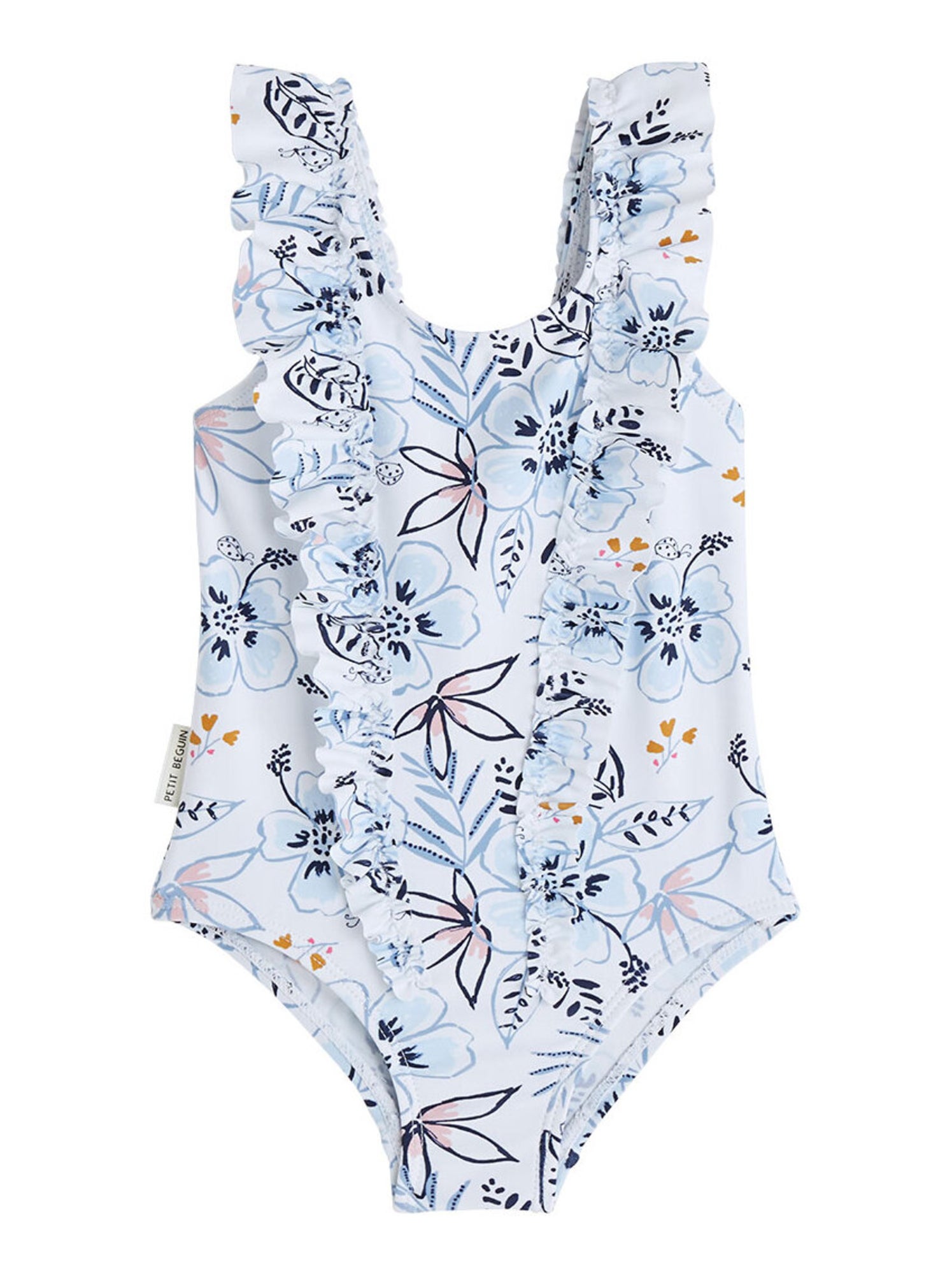 Maillot De Bain Enfant 1 Pièce - Manches Courtes - Avec Bonnet - Taille 7-12 Ans - Idéal Piscine, Plage - 10