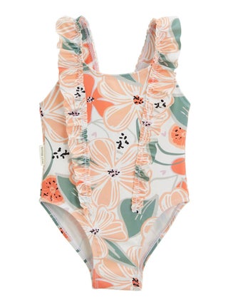 Maillot de bain enfant 1 pièce Fleur