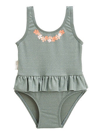 Maillot de bain enfant 1 pièce Fleur