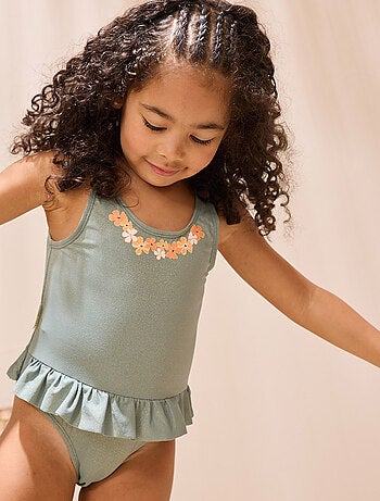 Maillot de bain enfant 1 pièce Fleur