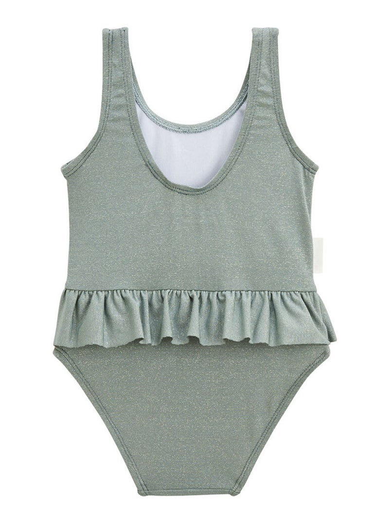 Maillot de bain enfant 1 pièce Fleur Vert - Kiabi