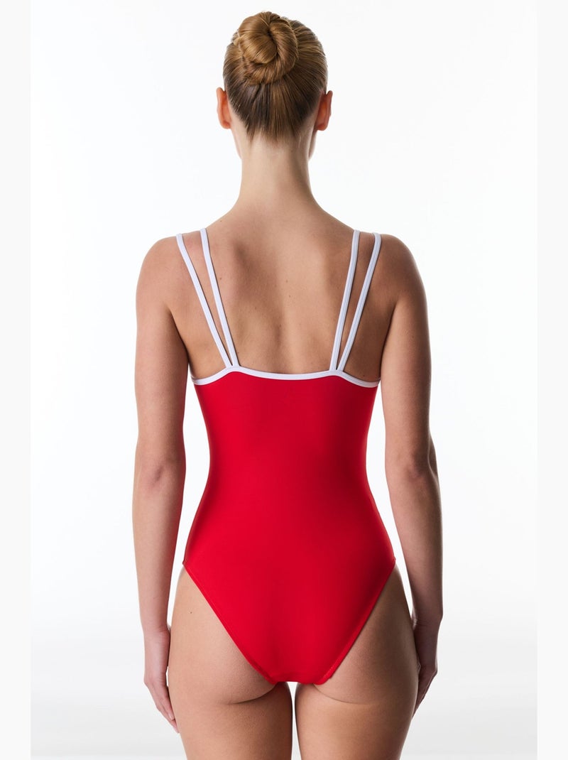 Maillot de bain femme beluga push penti Rouge - Kiabi