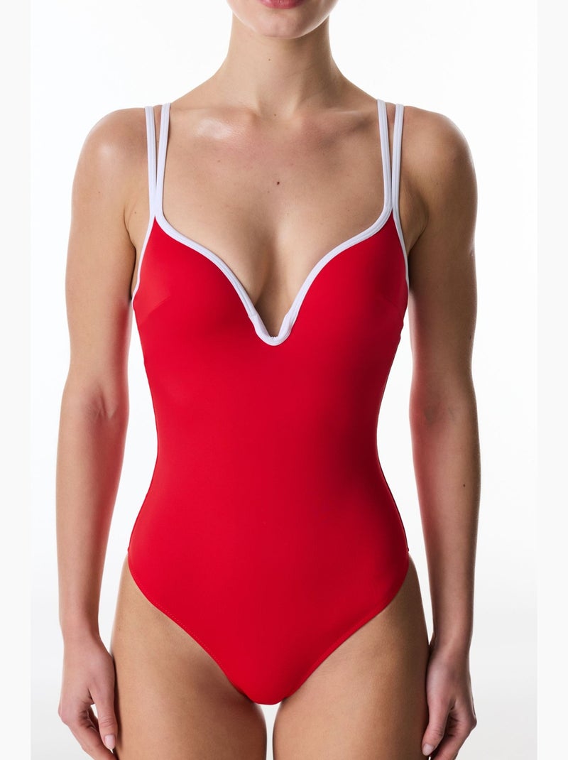 Maillot de bain femme beluga push penti Rouge - Kiabi