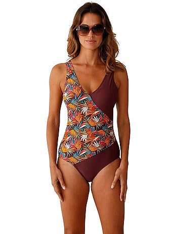 Maillot de bain femme effet drapé - DAXON