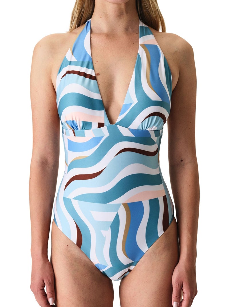Maillot de bain femme lisandra foxy penti Bleu ciel - Kiabi