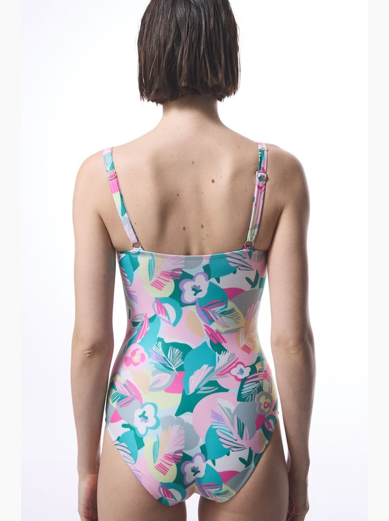 Maillot de bain femme sheila à volants penti Vert menthe - Kiabi