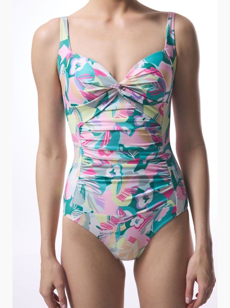 Maillot de bain femme sheila à volants penti Vert menthe - Kiabi