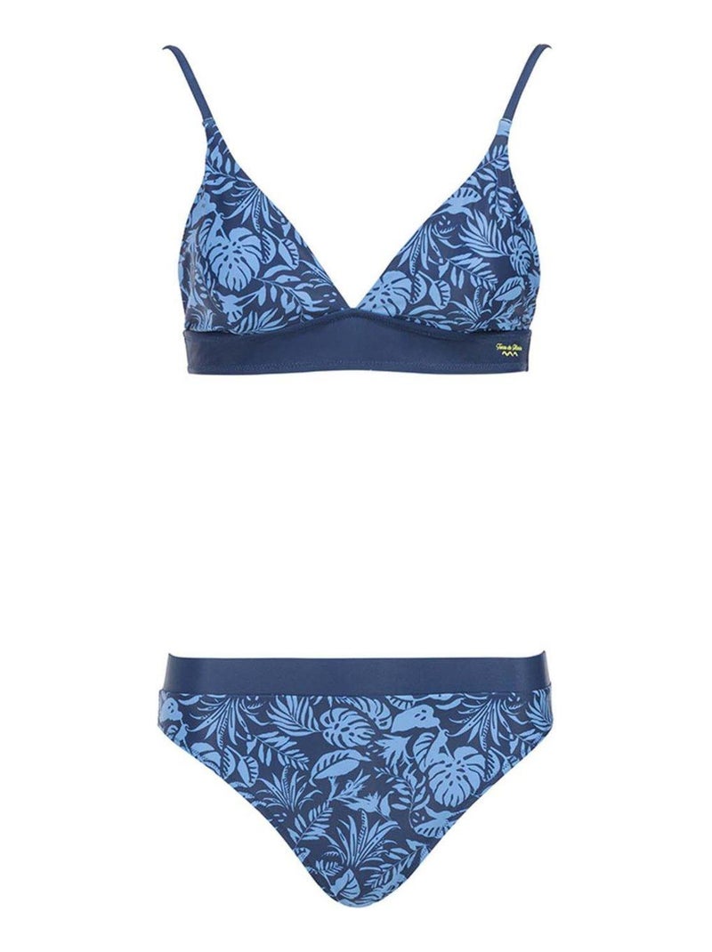 Maillot De Bain Femme Terre de Marins Bleu - Kiabi