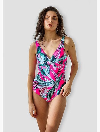 Maillot de bain feuilles exotiques, 1 pièce - AFIBEL