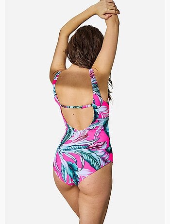 Maillot de bain feuilles exotiques, 1 pièce - AFIBEL