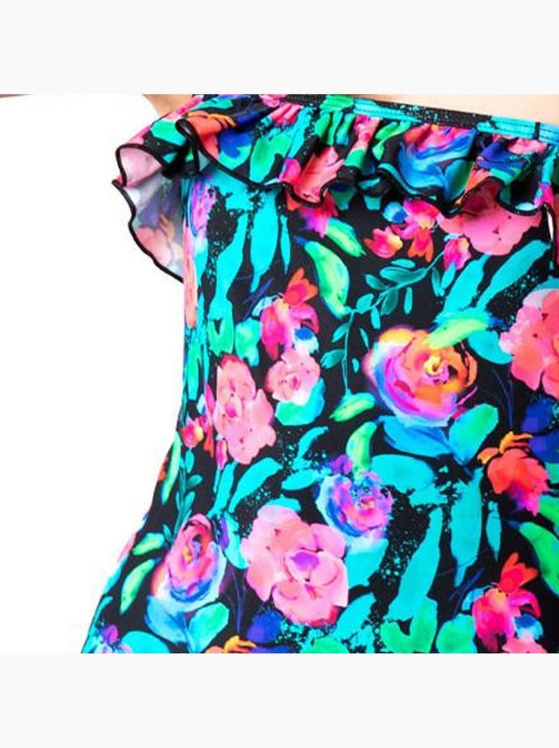 Maillot de bain fille sun project Noir - Kiabi