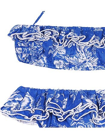 Maillot de Bain Fleuri et 2 pièces SWAN - La Faute à Voltaire
