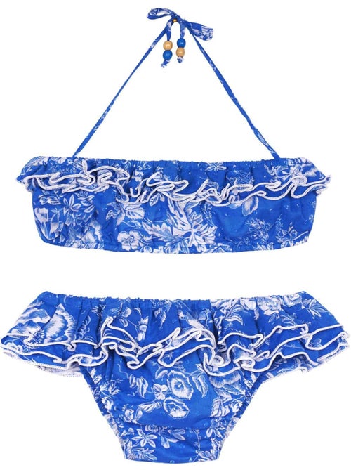 Maillot de Bain Fleuri   et    2 pièces  SWAN - La Faute à Voltaire - Kiabi