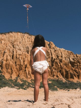 Maillot de Bain Floral avec Volants et Broderies