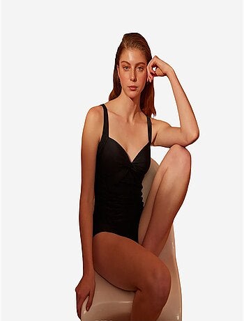 Maillot de bain froncé penti