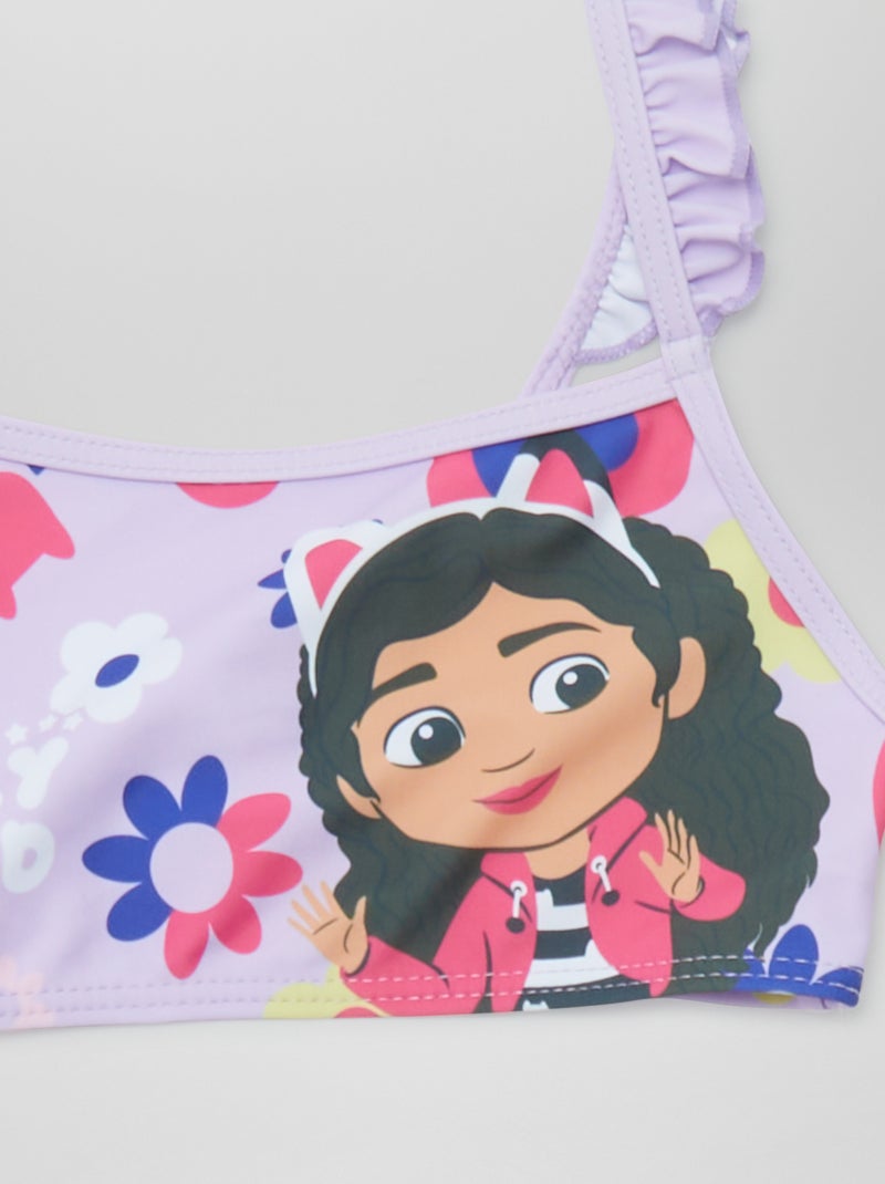 Maillot de bain 'Gabby et la maison magique' - 2 pièces violet - Kiabi
