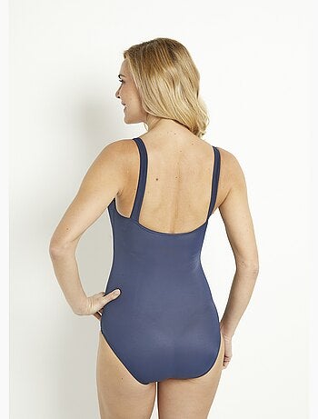 Maillot de bain gainant 1 pièce fleuri exotique