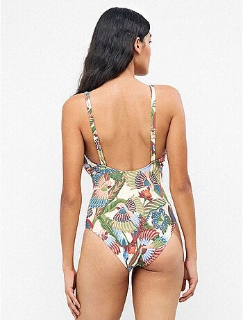 Maillot de bain grande taille imprimé tribal