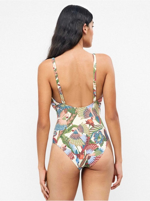 Maillot de bain grande taille imprimé tribal - Kiabi Maillot de bain grande taille imprimé tribal - Kiabi