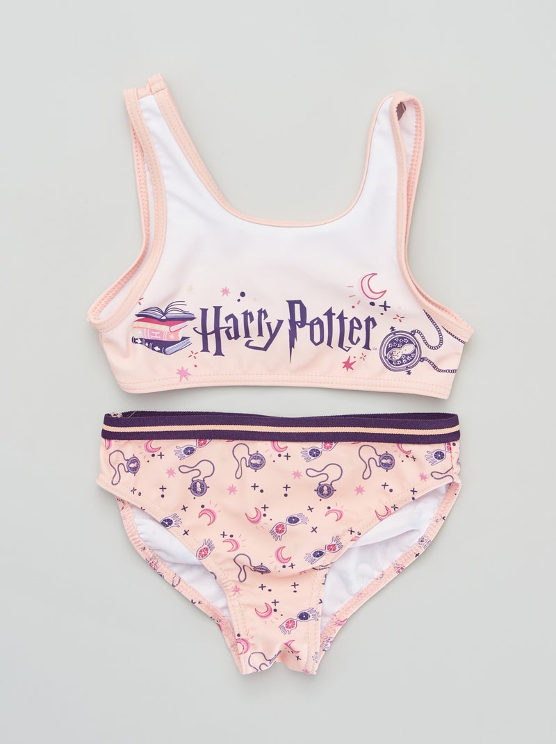 Maillot de bain 'Harry Potter' - 2 pièces orange - Kiabi