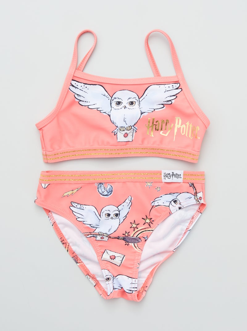 Maillot de bain 'Harry Potter' rose foncé - Kiabi