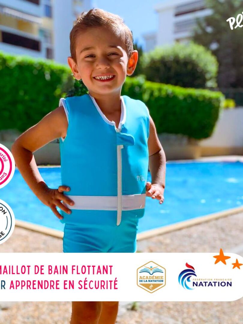 Maillot Bain Chaud UPF 50 Combinaison Natation Bébé Garçon Doublée Polaire - UPF 50+ - Protection Solaire Et Chlore Maillot Bain Chaud Enfant