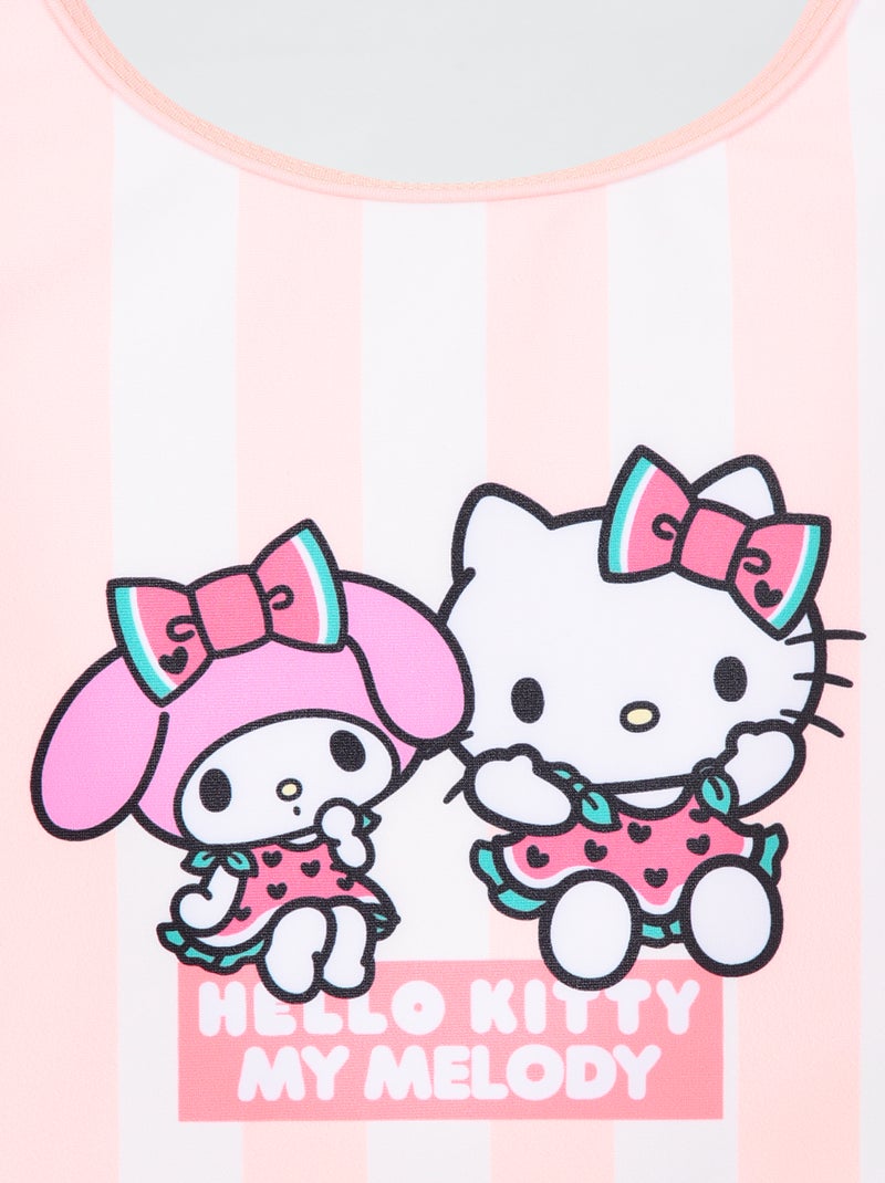 Maillot de bain 'Hello kitty' - 1 pièce Rose - Kiabi