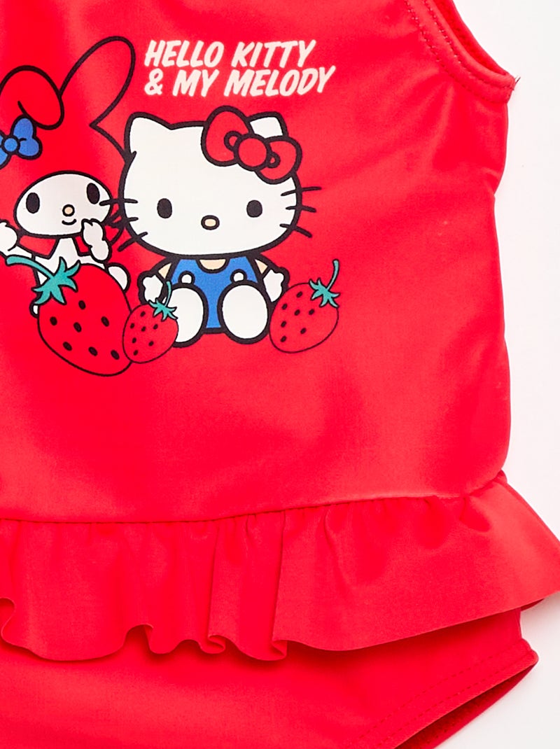 Maillot de bain 'Hello kitty' Rose - Kiabi