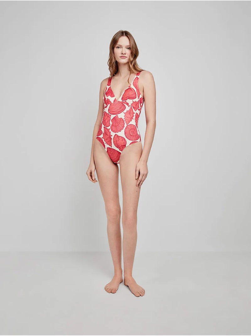 Maillot de bain high tech avec mousse amovible Multicolore - Kiabi