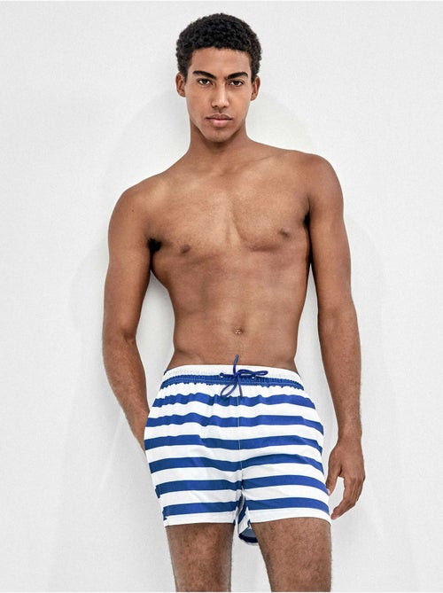 Maillot de bain homme imprimé marin - Kiabi