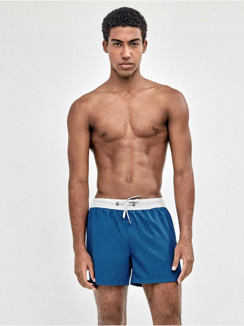 Maillot de bain homme uni bleu - Kiabi Maillot de bain homme uni bleu - Kiabi