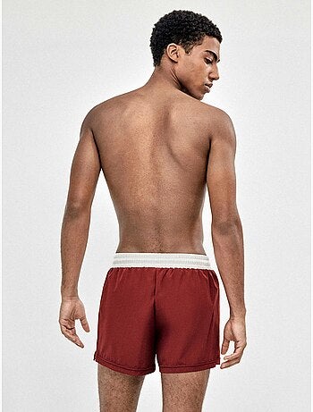 Maillot de bain homme uni bleu